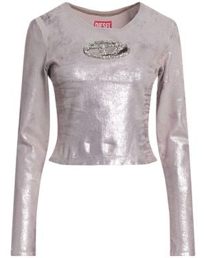 DIESEL Top Cotton, Rayon, Polyester, Elastane - Purple