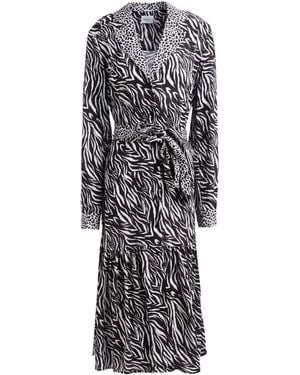 Replay Midi Dress Polyester - Black