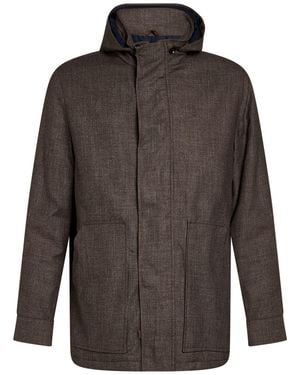 Luigi Borrelli Napoli Coat Wool, Cotton - Brown