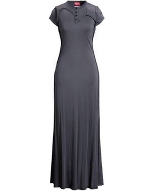 DIESEL Maxi Dress Rayon - Blue