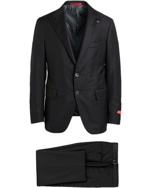 Isaia Suit Wool - Black