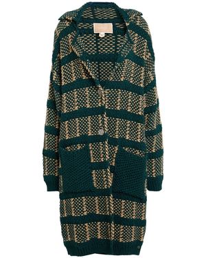 Kocca Dark Coat Acrylic, Wool, Viscose, Alpaca Wool - Green