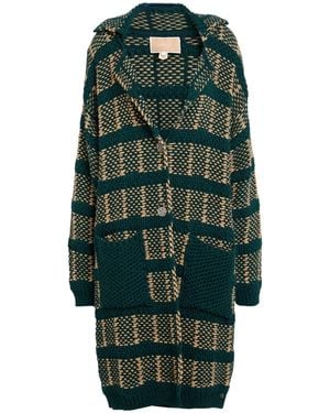 Kocca Dark Coat Acrylic, Wool, Viscose, Alpaca Wool - Green