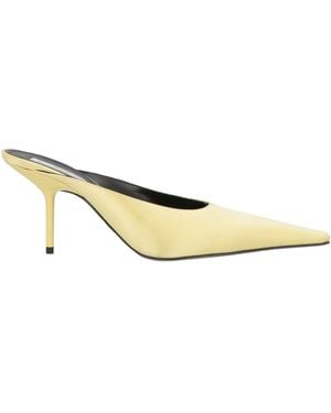 Victoria Beckham Pastel Mules & Clogs Textile Fibers - Natural