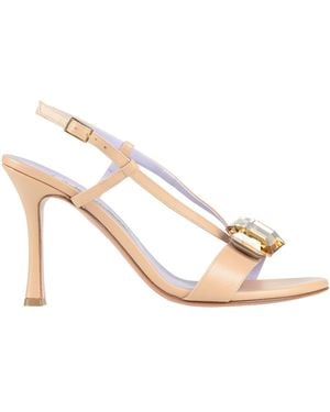 Albano Sandals Textile Fibres - Natural