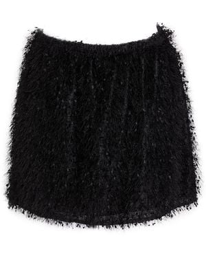 Carla G Mini Skirt Polyester - Black