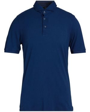 Barba Napoli Polo Shirt Cotton - Blue