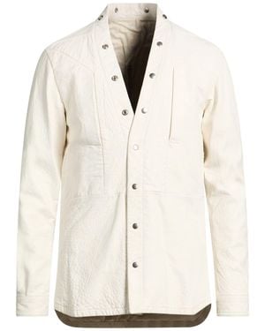 Rick Owens Jacket Lambskin - White