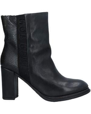 A.s.98 Botines De Caña Alta - Negro