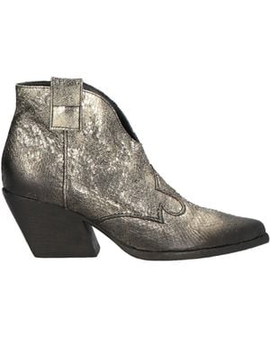 Elena Iachi Ankle Boots Textile Fibres - Brown