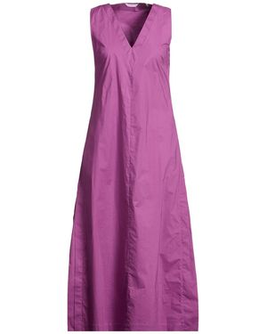 Guglielminotti Midi Dress Cotton, Elastane - Purple