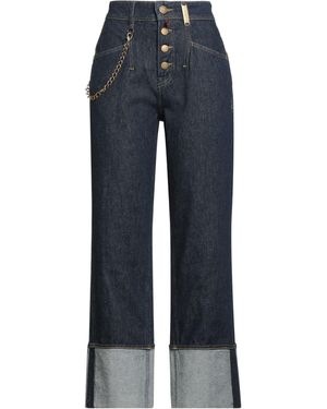 High Pantalon en jean - Bleu