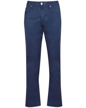 Tramarossa Pants Cotton, Polyester, Elastane - Blue