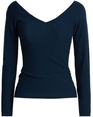 Lamberto Losani Sweater Cashmere, Elastane - Blue