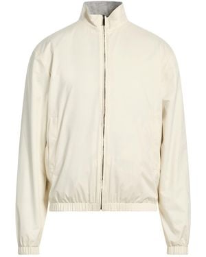 Canali Ivory Jacket Polyester - Natural