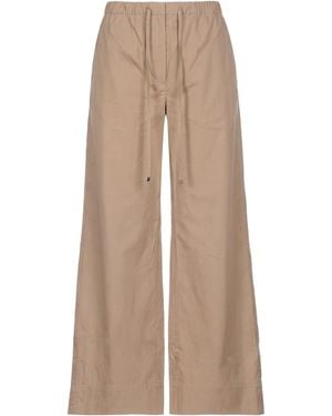 Max Mara Pants Cotton - Natural