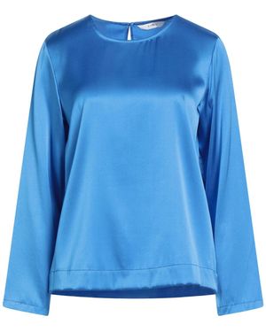 Xacus Azure Top Silk, Elastane - Blue