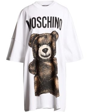 Moschino Mini Dress Cotton - White