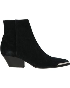 Sergio Rossi Ankle Boots Leather - Black