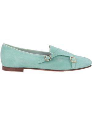 Santoni Loafers Leather - Green