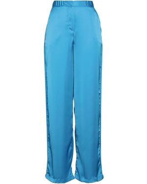 SIMONA CORSELLINI Trousers Polyester - Blue