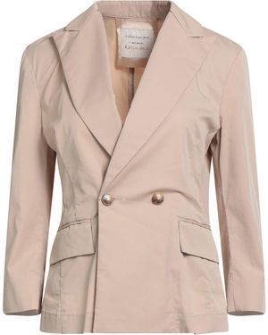 ALESSIA SANTI Blazer Cotton, Polyamide, Elastane - Natural