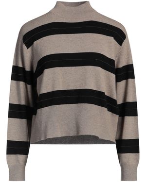 Brunello Cucinelli Turtleneck Virgin Wool, Cashmere, Silk - Black