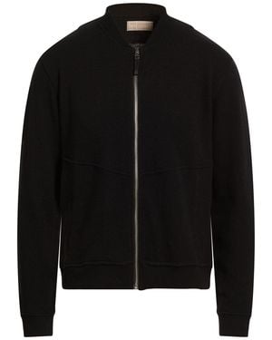 120% Lino Cardigan Cashmere, Viscose, Linen, Wool - Black