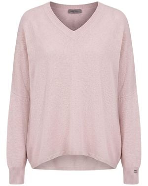 Herno Resort Sweater Cashmere, Cotton, Viscose - Pink