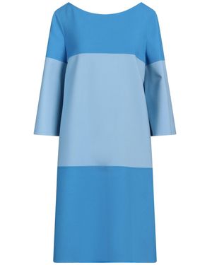 AVOLIO Milano Mini Dress - Blue
