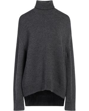 Massimo Alba Lead Turtleneck Wool - Black