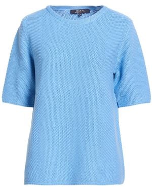BLUE IV by ISABELLE VAN DEN ABEELE Sky Sweater Cotton, Acrylic - Blue