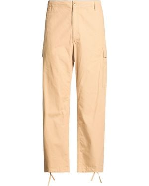 KENZO Sand Trousers Cotton - Natural