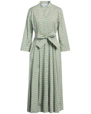Marella Midi Dress Cotton, Elastane - Green