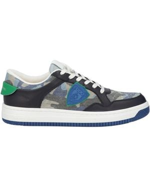 ACBC x PHILIPPE MODEL Sneakers Leather, Textile Fibers - Blue