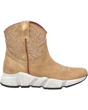 Texas Robot Ankle Boots - Natural