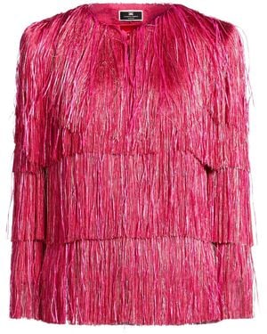 Elisabetta Franchi Jacket Cotton, Viscose, Polyamide - Pink