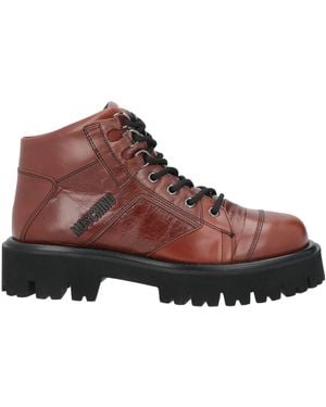 Moschino Ankle Boots - Brown