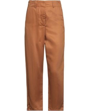 Attic And Barn Camel Pants Lyocell - Brown