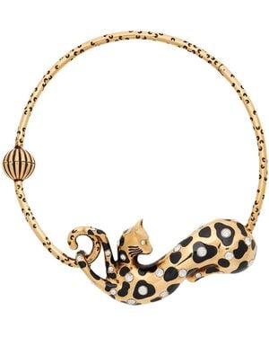 Lanvin Necklace Ecobrass, Epoxide Resin, Glass - Metallic