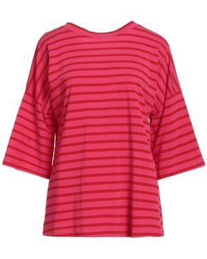 Shirtaporter T-Shirt Viscose, Polyester, Elastane - Red