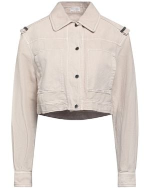 Brunello Cucinelli Denim Outerwear - Natural