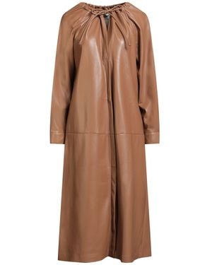 Liviana Conti Midi Dress Polyester, Polyurethane - Brown