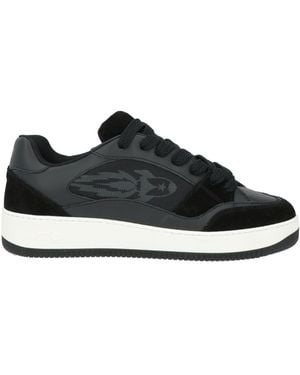 ENTERPRISE JAPAN Trainers Textile Fibres, Cow Leather - Black