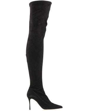 Sergio Rossi Boot Leather - Black