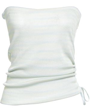 Isa Boulder Light Top Rayon, Elastane - White