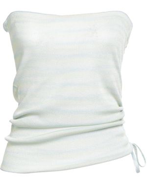 Isa Boulder Light Top Rayon, Elastane - White