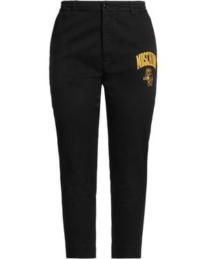 Moschino Couture Trousers Cotton - Black
