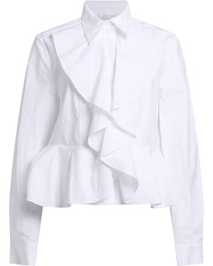 Alberta Ferretti Shirt Cotton, Elastane - White