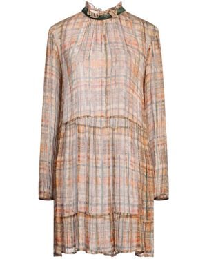 SKILLS & GENES Mini Dress Viscose - Natural